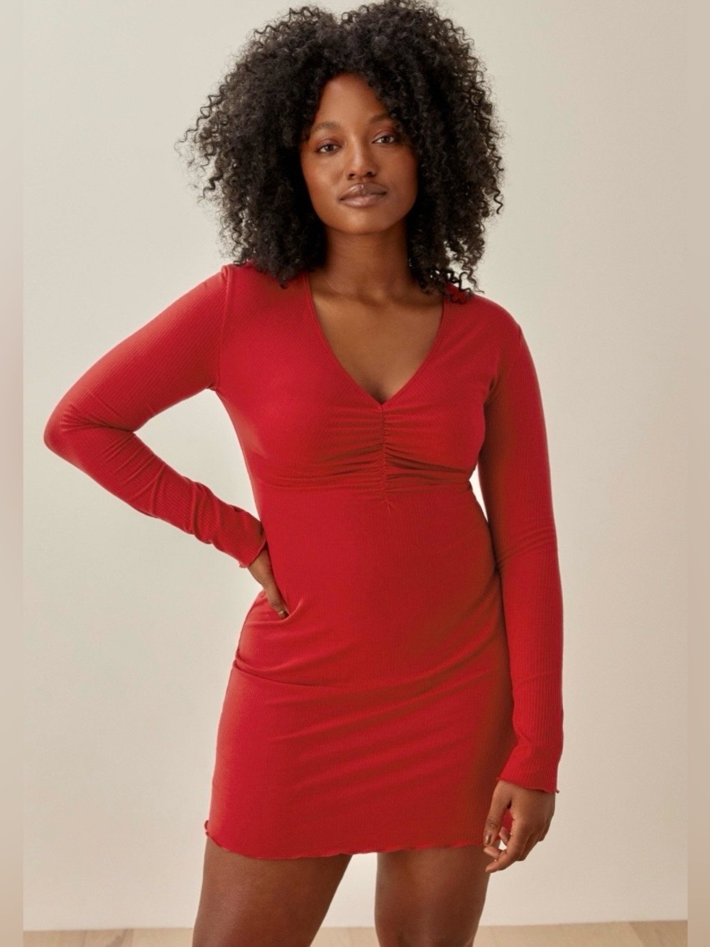 Red Reformation Jennie Dress NWT Size Medium